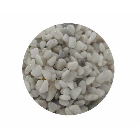 Kamienny Dywan - Bianco Carrara Pebble 25kg